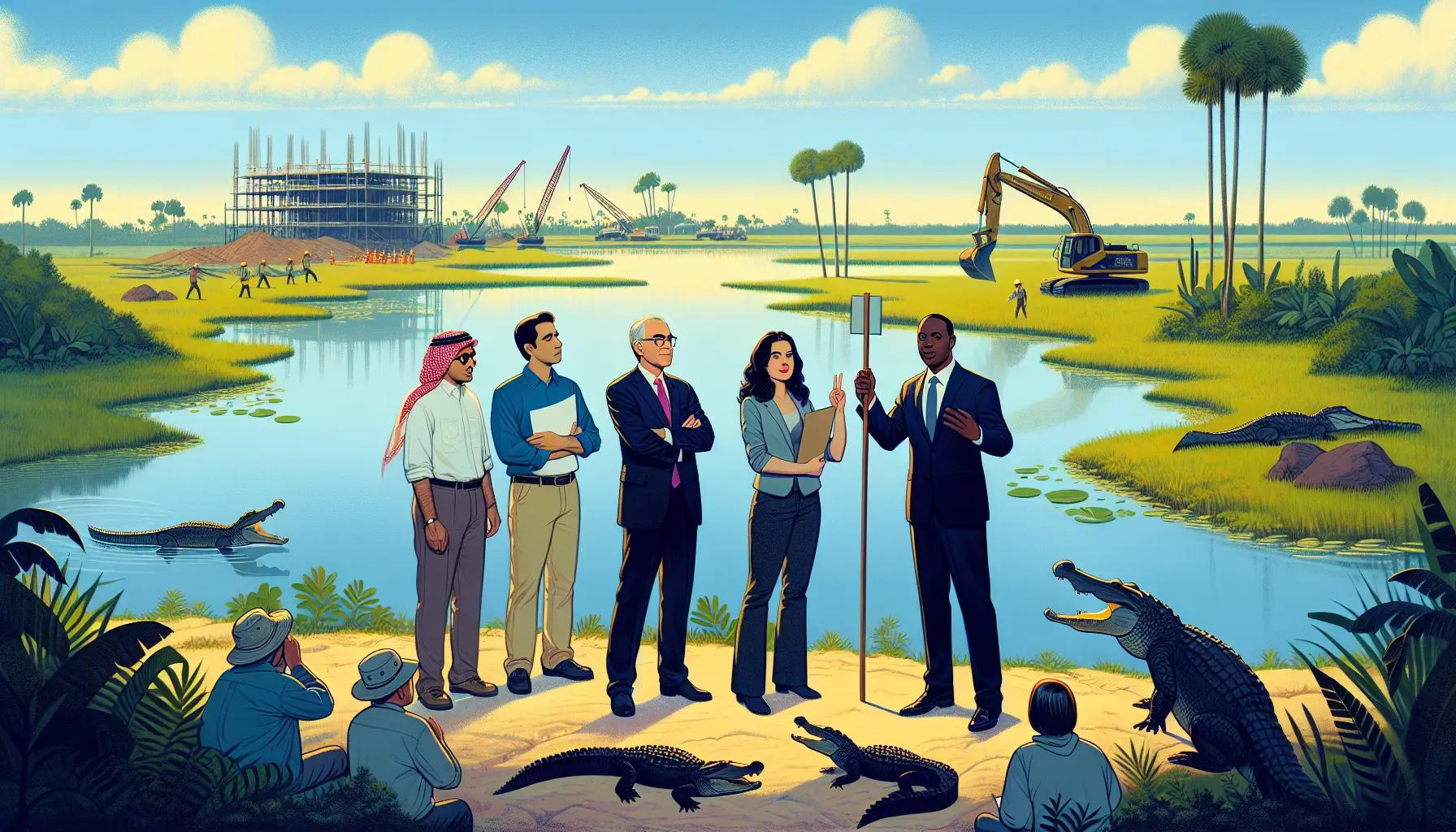 Activistas en Miami Luchan Contra 'Alligator Alcatraz': La Controversia del Centro de Detención en Florida