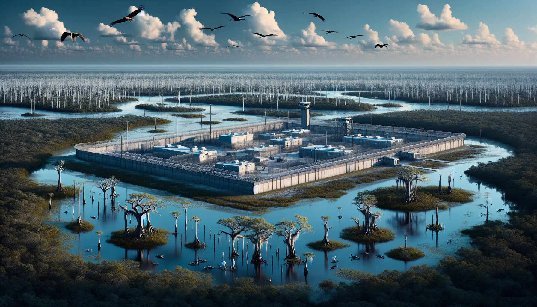 'Alligator Alcatraz': A Controversial Migrant Detention Camp in the Florida Everglades