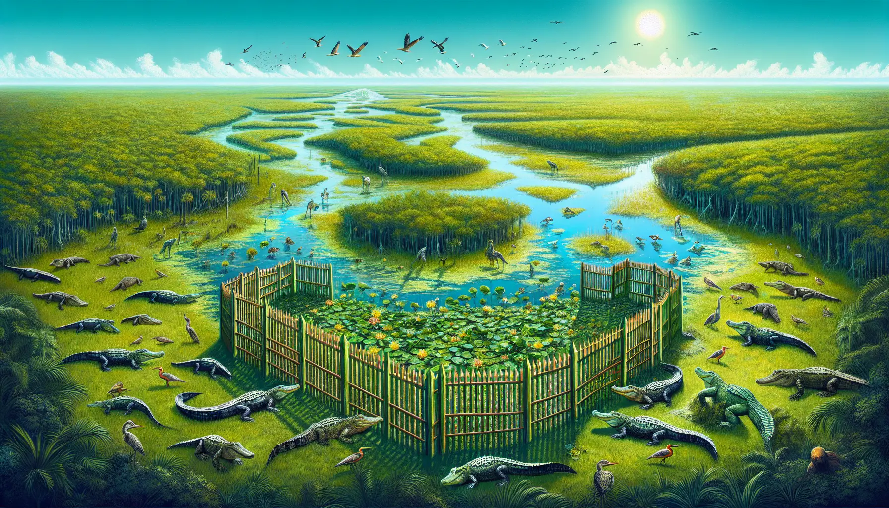 Environmental Groups Rally Against 'Alligator Alcatraz' in Florida Everglades