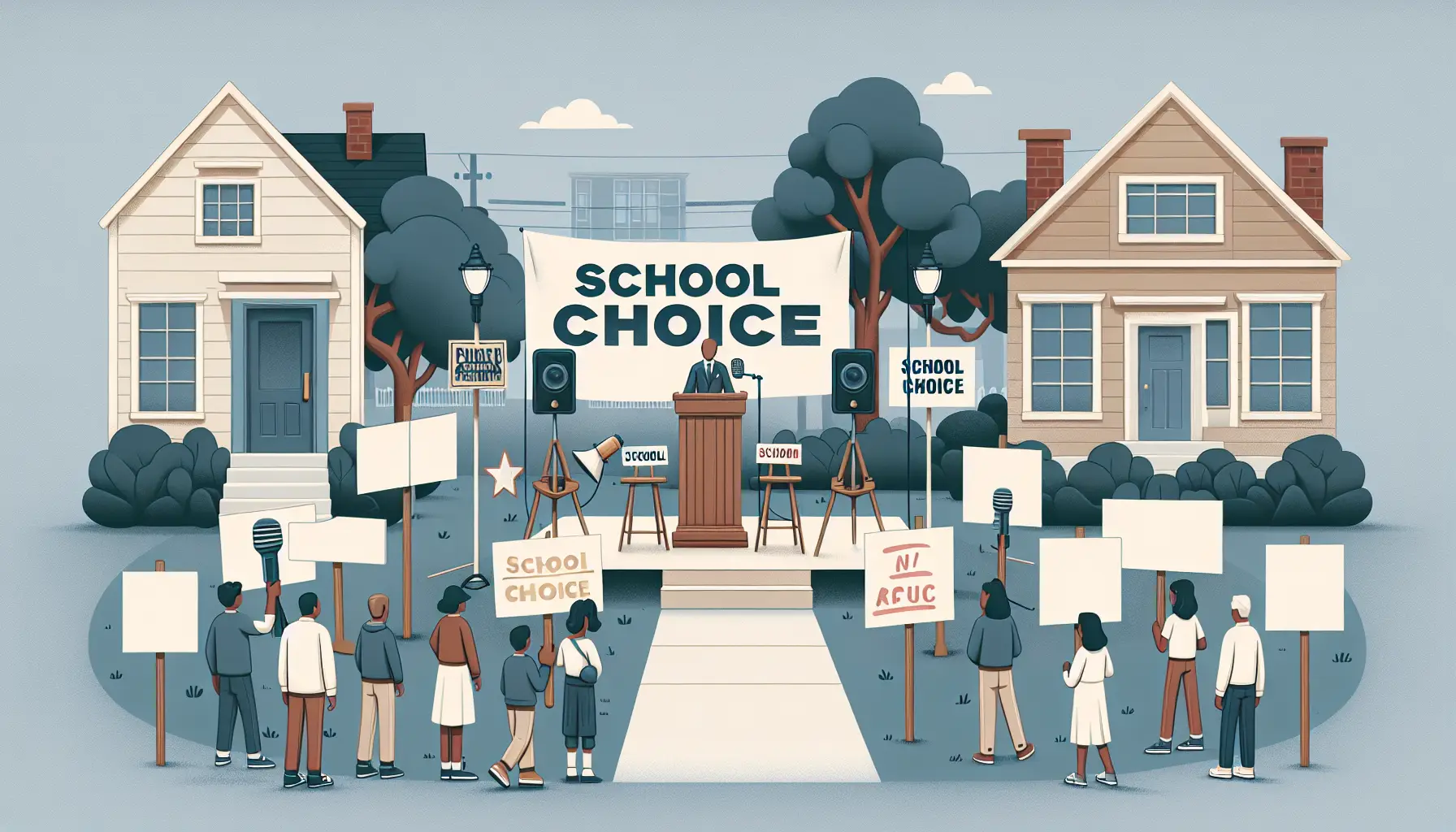 Protest at State Rep. Philip Cortez's Home: Unpacking the Political Clash on School Choice