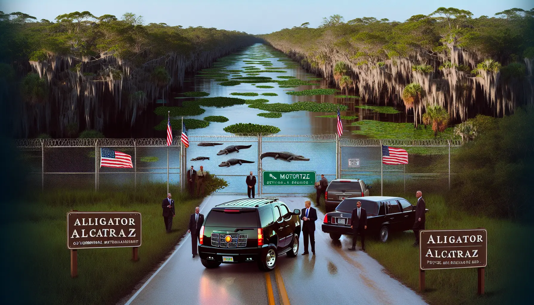 President Trump's Tour of Alligator Alcatraz: Safety Concerns and Opening Insights