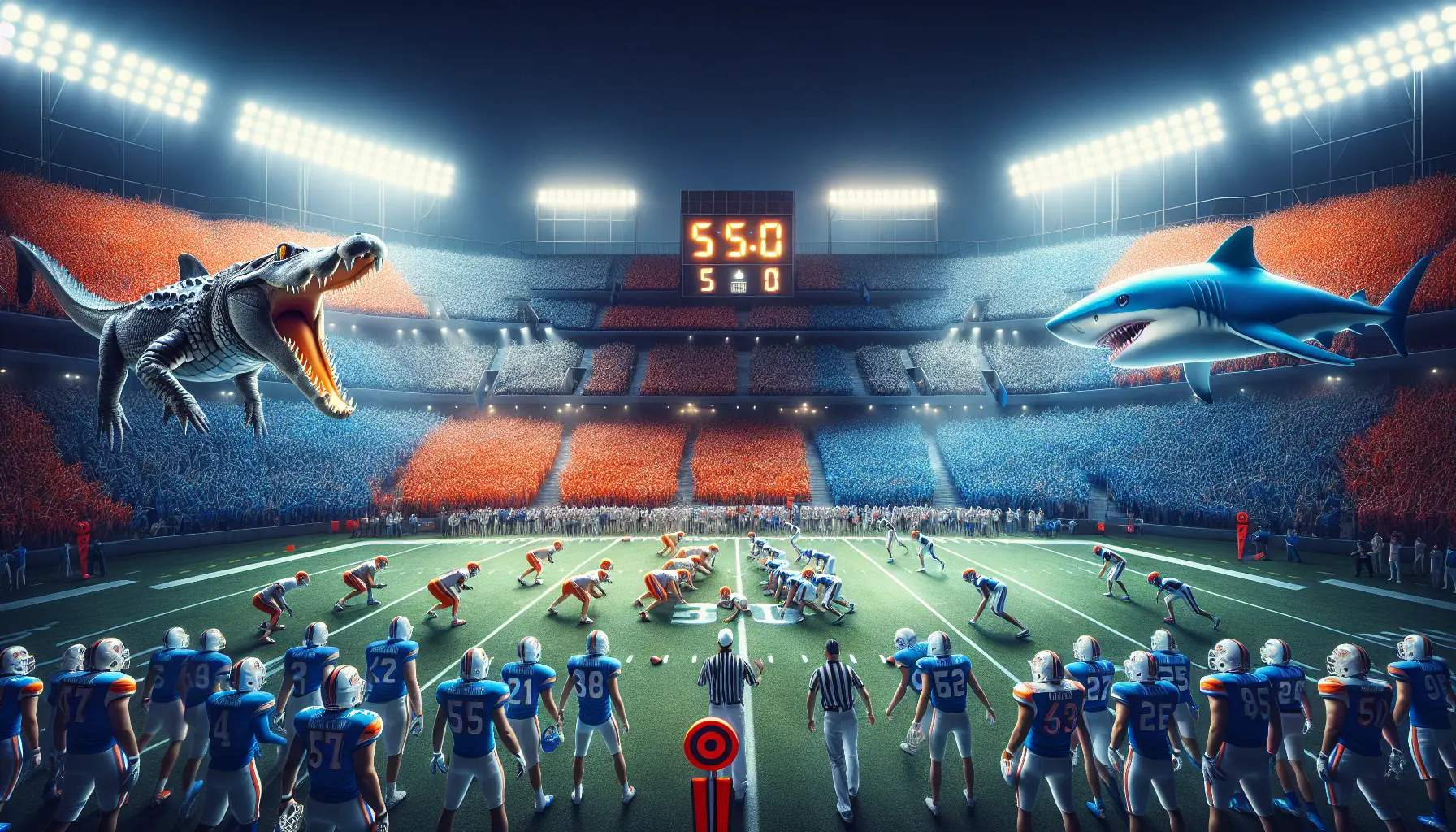 Florida Gators Crush Long Island University Sharks 55-0: Key Highlights and Analysis