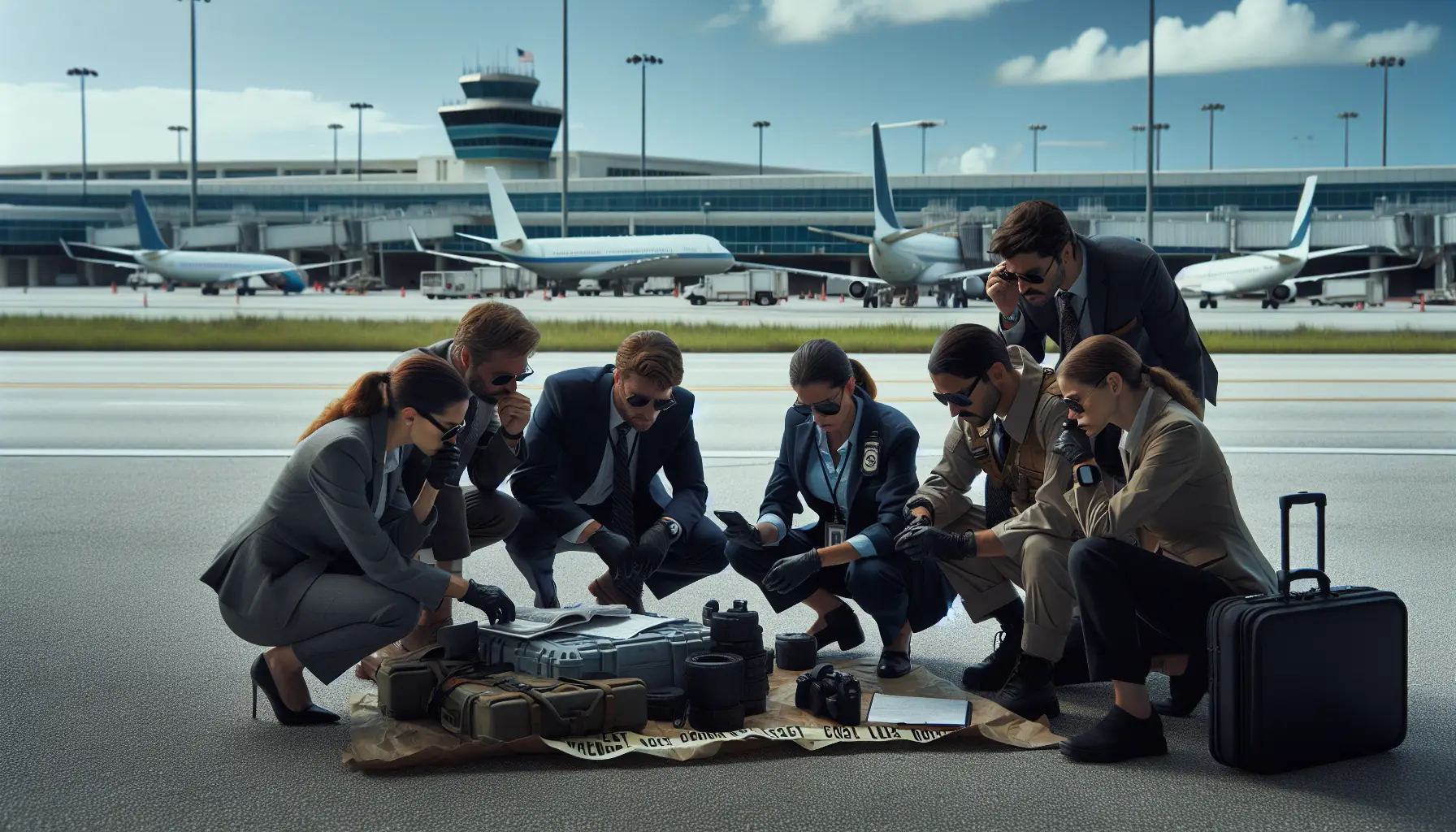 Investigation Unfolds: Secret Service Discovers Suspicious Stand Near Florida Airport