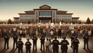 Understanding the Dynamics of Protests at Border Patrol Hiring Events