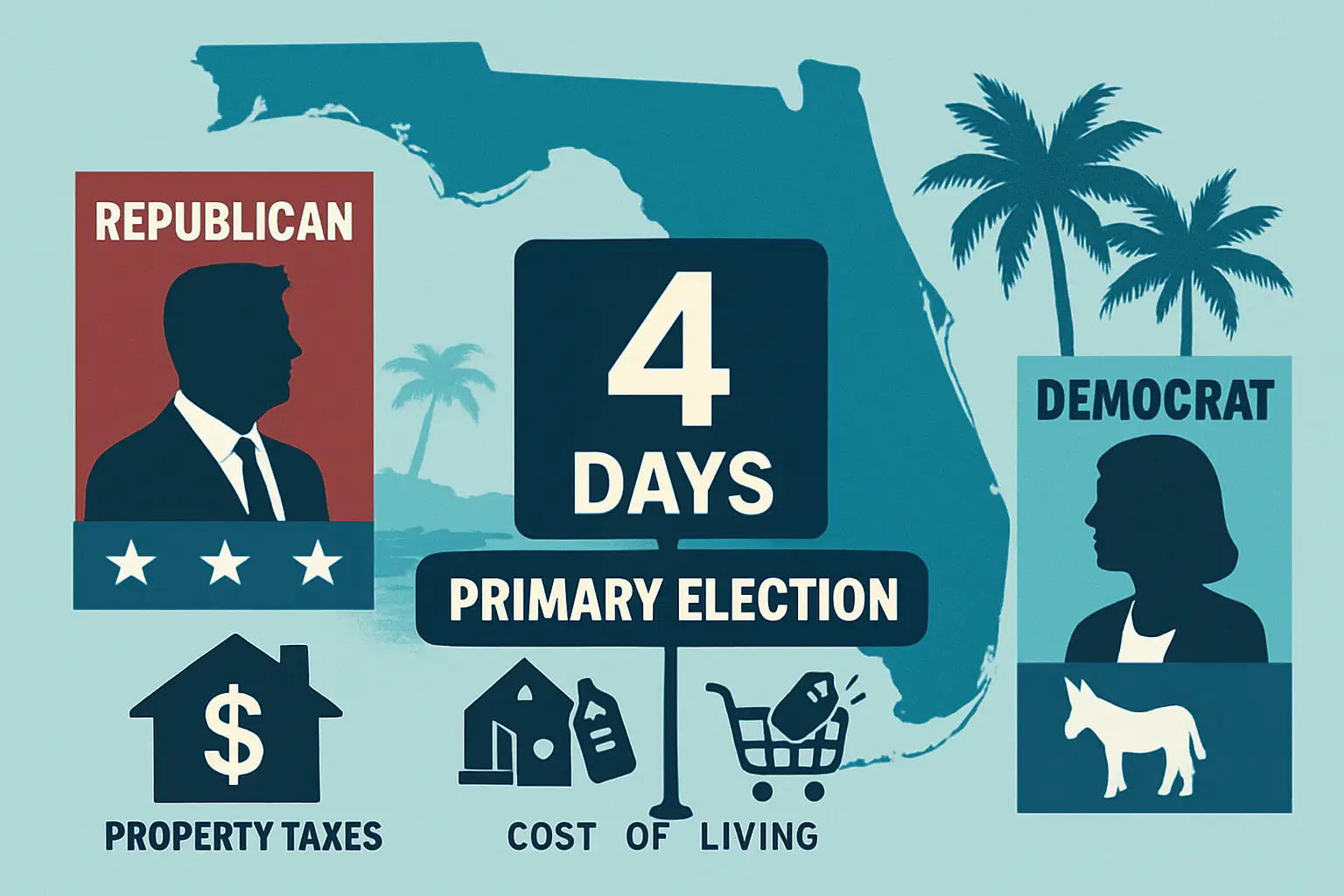 Florida Governor’s Race: Primary Election Countdown and Key Campaign Issues