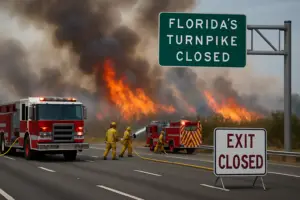 Florida’s Turnpike Closure: Battling Wildfires and Ensuring Safety