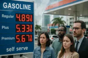 Surging Gasoline Prices Rattle South Florida Amid Global Tensions