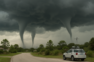 Witnessing Nature's Power: Funnel Clouds in St. Lucie and Martin Counties