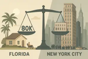 $80K in Florida vs. NYC: The Real Cost of Living in Progressive Cities