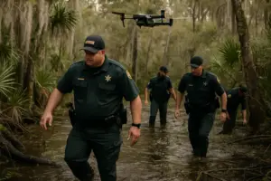 Dramatic Florida Pursuit: DUI Suspect's Desperate Crawl Through Swamp with Children