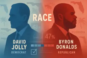 Florida Governor Race Update: Democrat David Jolly Surges Ahead of Republican Byron Donalds