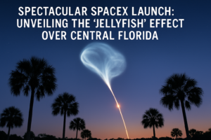 Spectacular SpaceX Launch: Unveiling the 'Jellyfish' Effect Over Central Florida