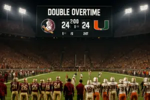 Thrilling Double-Overtime Finish: Florida State vs. Miami - A Deep Dive